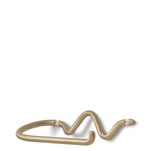 Curvature Toilet Paper Holder - Brass Ferm Living - COM