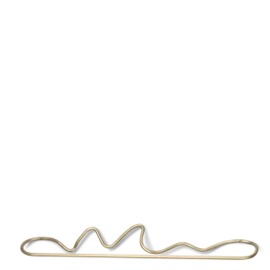 Curvature Towel Hanger - Brass Ferm Living - COM