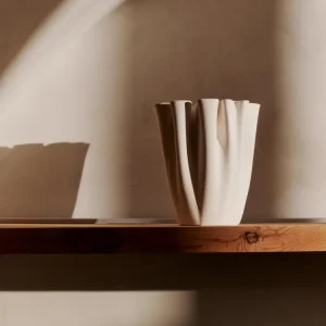 Dedali Vase - Medium - Off-White Ferm Living - COM