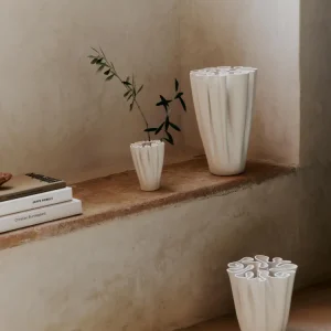 Dedali Vase - Small - Off-White Ferm Living - COM