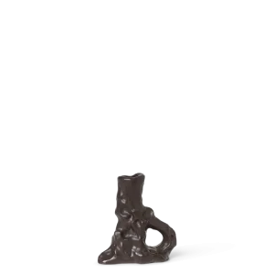 Dito Candle Holder - Single - Dark Brown Ferm Living - COM