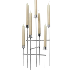 Elysia Candelabra - Brushed Stainless Steel Ferm Living - COM