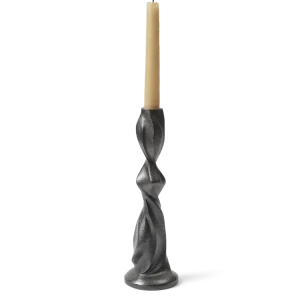 Gale Candle Holder - Medium - Blackened Aluminium Ferm Living - COM