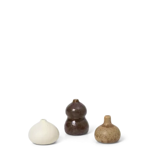Komo Mini Vases - Set 3 - Multi Ferm Living - COM