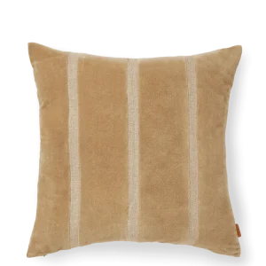 Senti Stripe Cushion - Dark Sand/Linen Ferm Living - COM