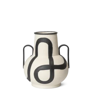 Trace Vase - Off-white Ferm Living - COM