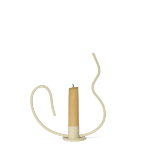 Valse Candle Holder - Low - Cashmere Ferm Living - COM