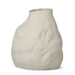 Vulca Vase - Large - Off-white Stone Ferm Living - COM