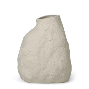 Vulca Vase - Medium - Off-white Stone Ferm Living - COM