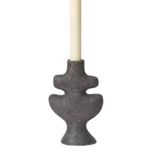 Yara Candle Holder - Small - Rustic Iron Ferm Living - COM