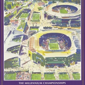 Affiche Wimbledon 2000 – Édition du Millénaire M fine art fance