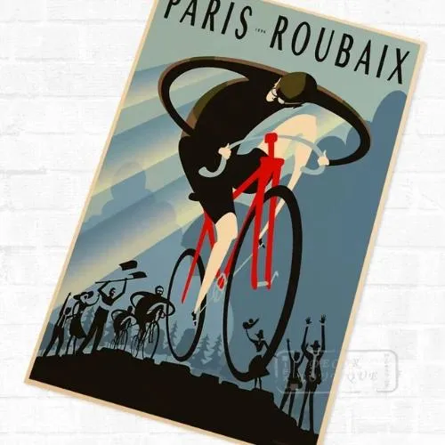 Affiche Paris Roubaix fine art france