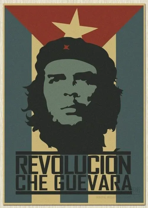 Affiche vintage Che Guevara fine art france