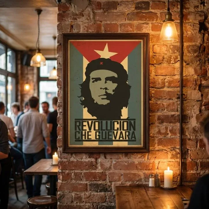Affiche vintage Che Guevara fine art france