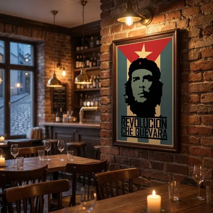 Affiche vintage Che Guevara fine art france