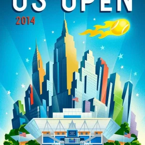 Poster US Open 2014 S fine art france