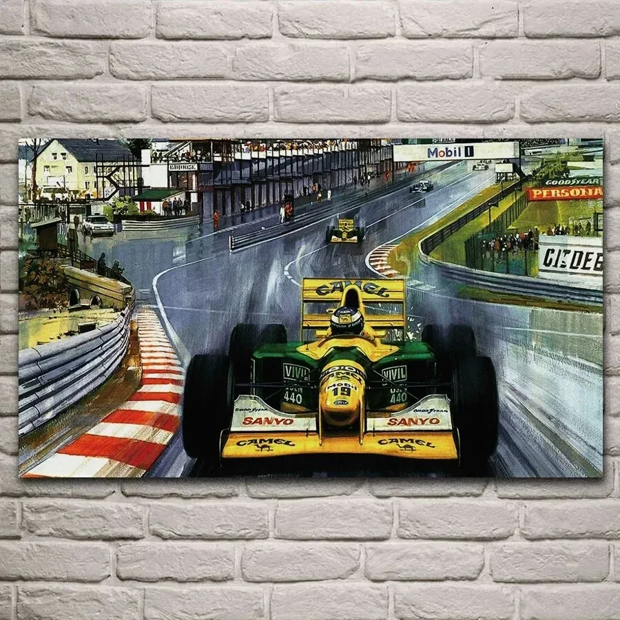 Tableau Benetton B192 – Michael Schumacher | Première Victoire F1 Spa 1992 M fine art france