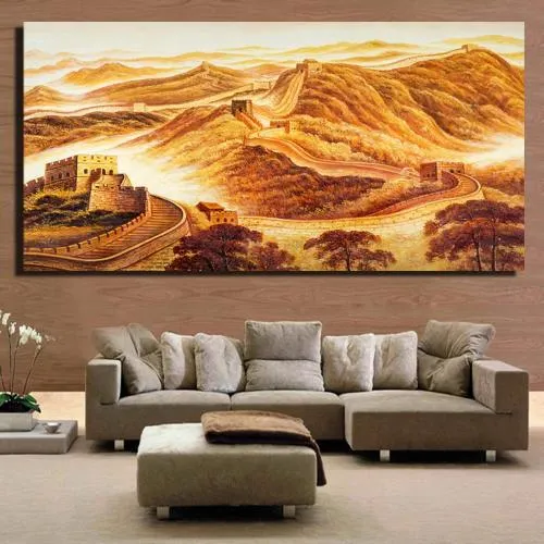 Toile la grande muraille chinoise fine art france