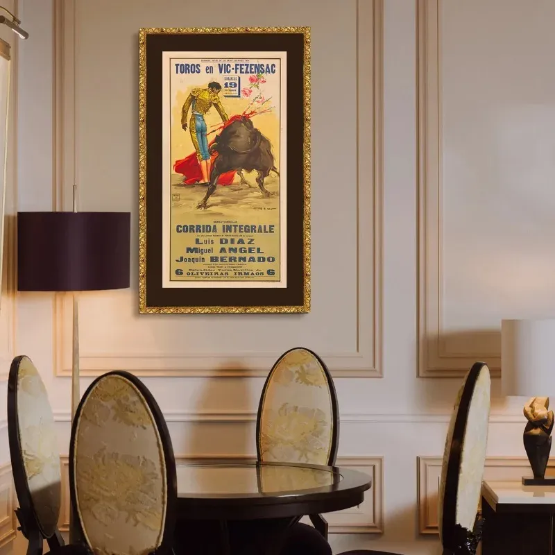 Affiche Vintage Corrida Espagnole fine artfrance