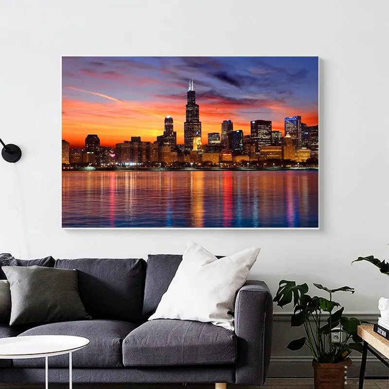 Poster les grattes-ciel de Chicago L Fineartsfrance