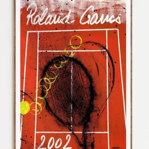 Poster Roland Garros 2002 Small Fineartsfrance