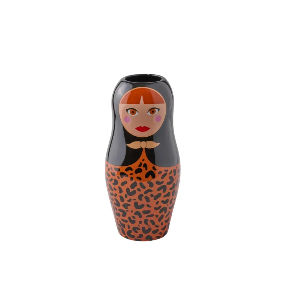 Vase Dolls Léopard Fluid Market
