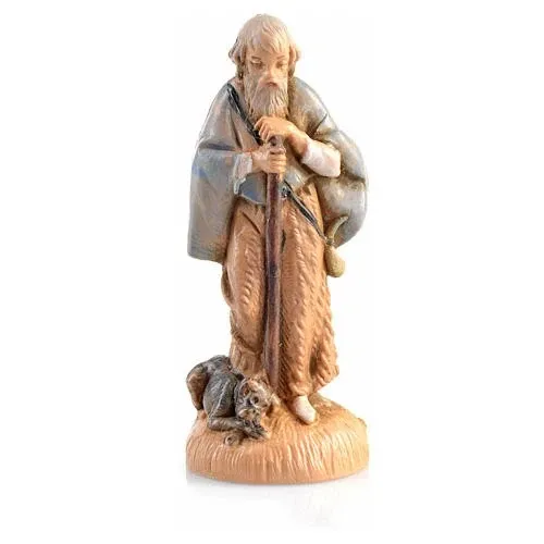 Berger avec petit chien n° 36 pour berceau Fontanini 6,5 cm