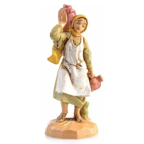Bergère avec cruches n° 16 pour crèche Fontanini 6,5 cm