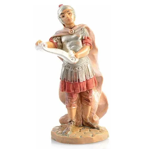 Soldat romain avec parchemin n° 43 pour la crèche Fontanini 6,5 cm