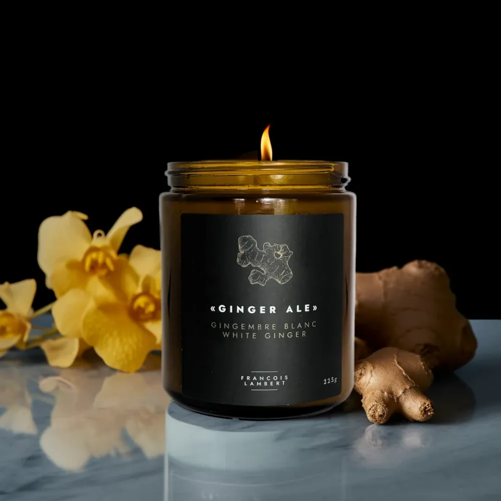 No.43 Ginger ale - Bougie de soya au gingembre blanc François Lambert