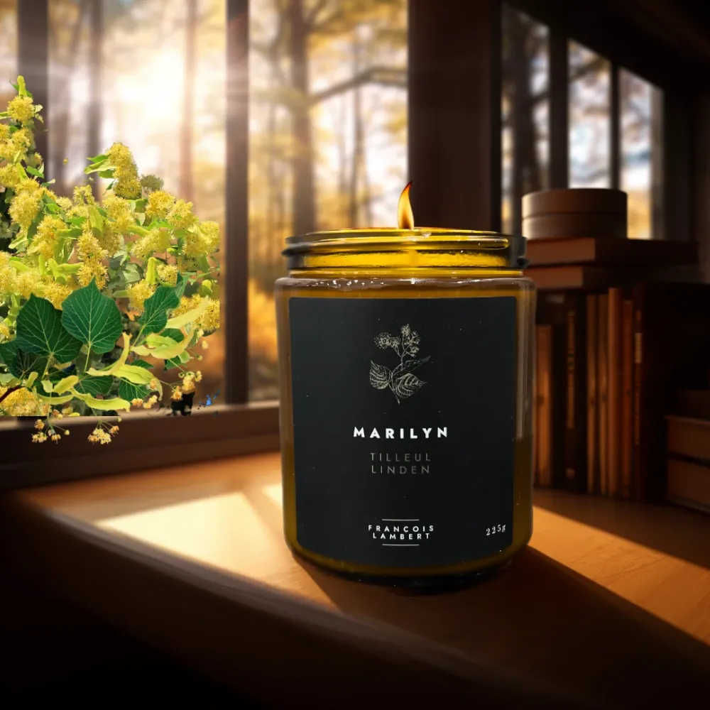 No.52 Marilyn - Bougie de soya au tilleul François Lambert