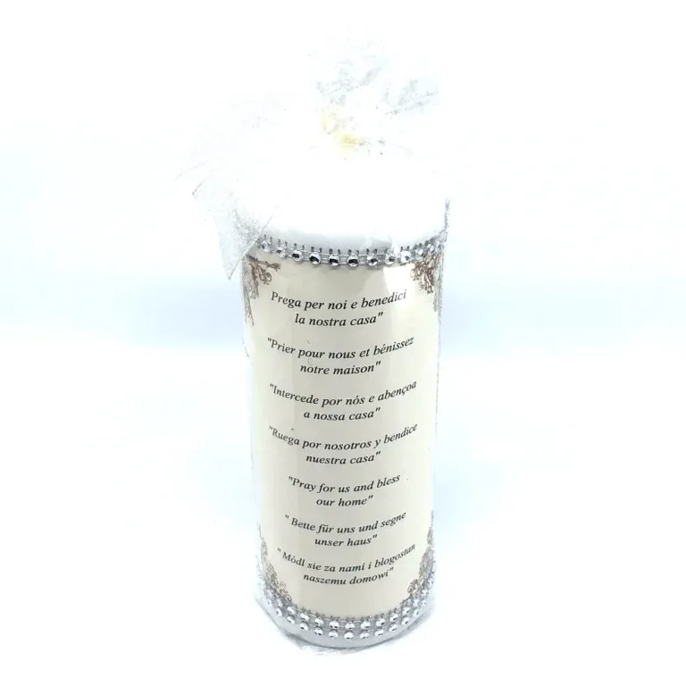 Bougie votive avec le pape saint Jean-Paul II Galleria Mariana