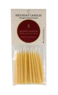 Honey Candles - Chandelles d'anniversaire - 2 couleurs
