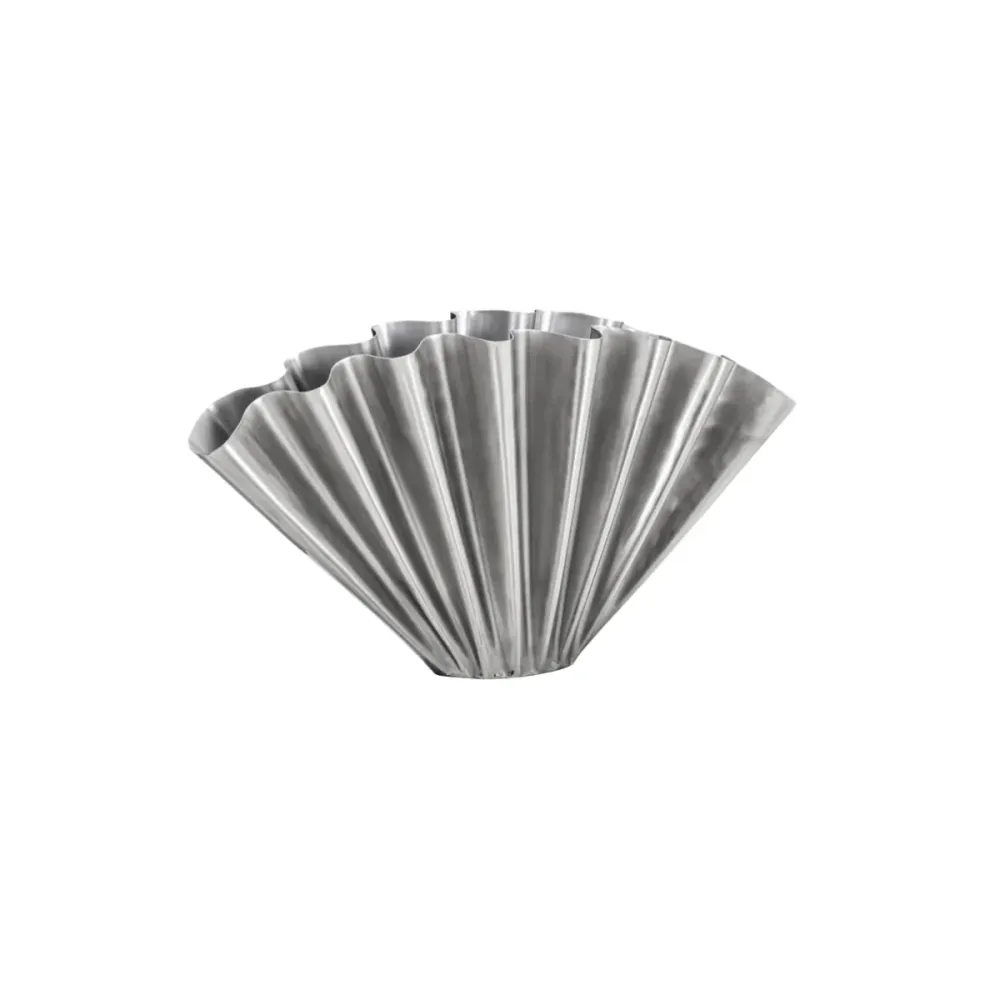 Vase HDFlood Fini Argent Brossé 30 x 53,5 cm House Doctor