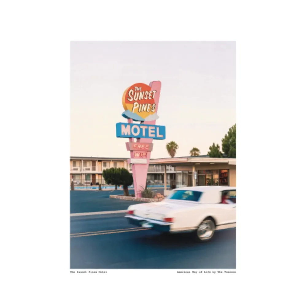 Affiche AWOL 002 - Sunset Pines Motel - Visions Image Republic