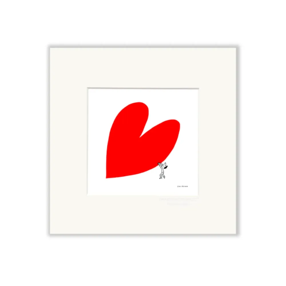 Affiche Soledad Coeur 04 - 22 x 22 cm Image Republic
