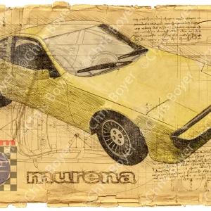 ART PRINT "DA VINCI" - MATRA MURENA - Ref : DV037