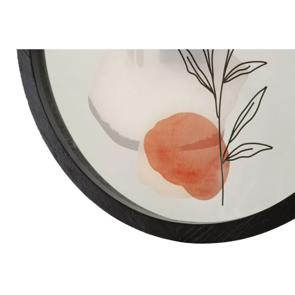 Horloge murale minimaliste Rose-Design – Élégance florale essentielle Mauro Ferretti