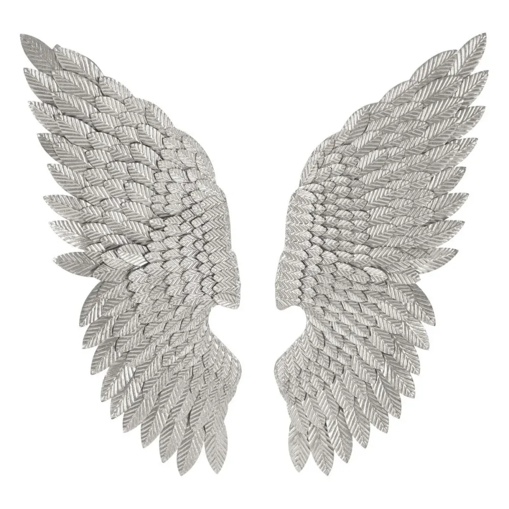 Panneau mural Silver Wing – Élément décoratif glamour Mauro Ferretti