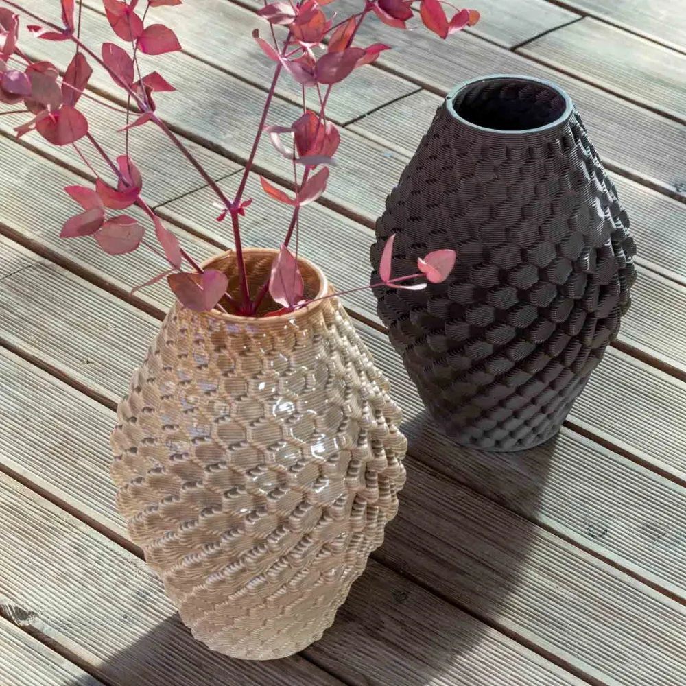Vase imprimé en 3D ALMA par Mediterranea Design