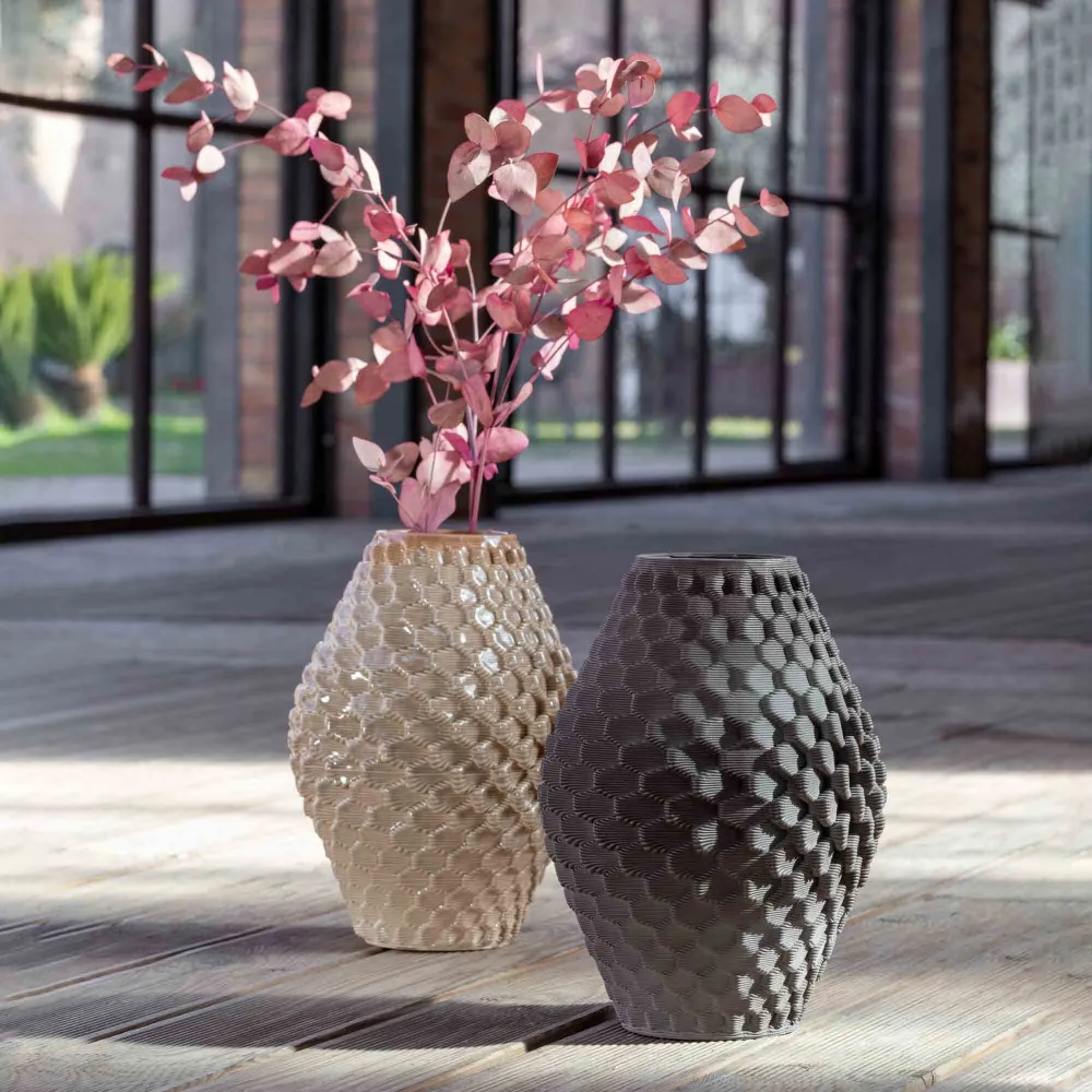 Vase imprimé en 3D ALMA par Mediterranea Design