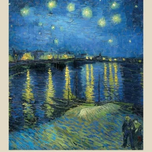 Nuit étoilée sur le Rhône (1888) My Store