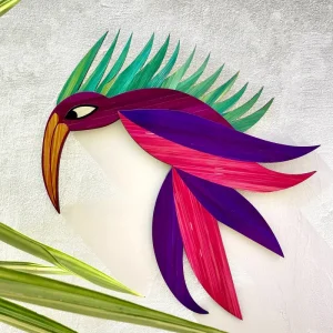 Le Voyageur de Byblos - L'art Mural en marqueterie de paille My Store