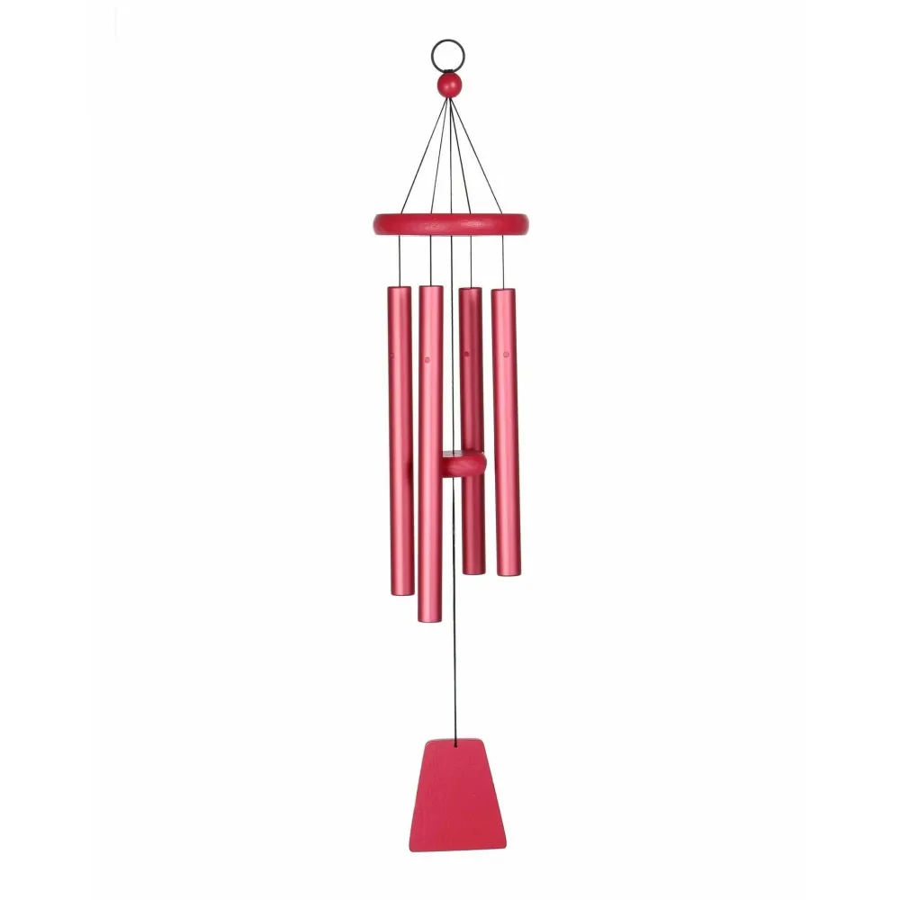 Carillon à couleur unie Rouge - 60CM Nature's Melody