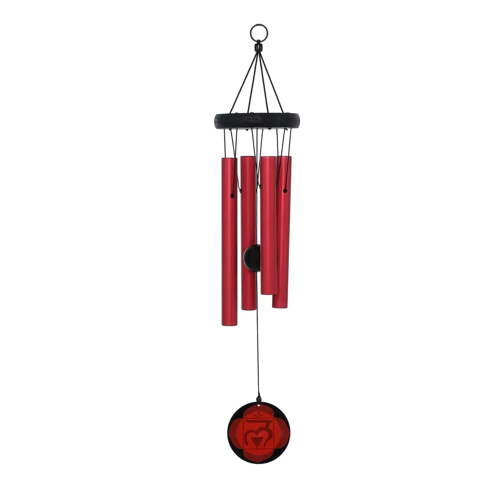 Carillon rouge chakra de la racine - 60CM Nature's Melody