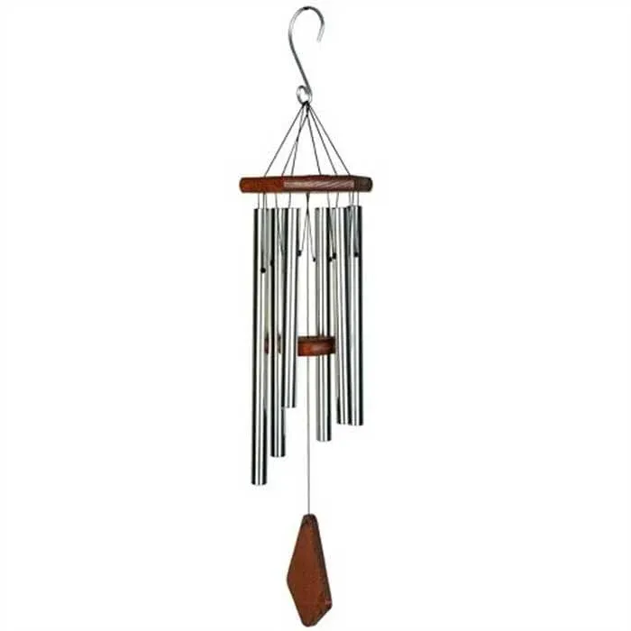 Carillon à vent Premiere Grande Tunes Argent - 45CM Nature's Melody