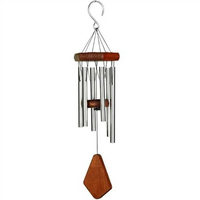 Carillon à vent Premiere Grande Tunes Argent - 70CM Nature's Melody