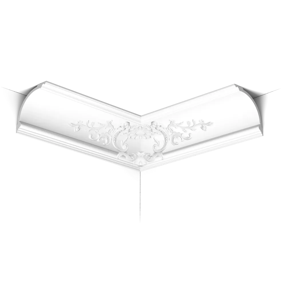 C338B Corniche plafond polyuréthane Orac Decor Luxxus - 18x18x200cm (h x p x L) - moulure décorative