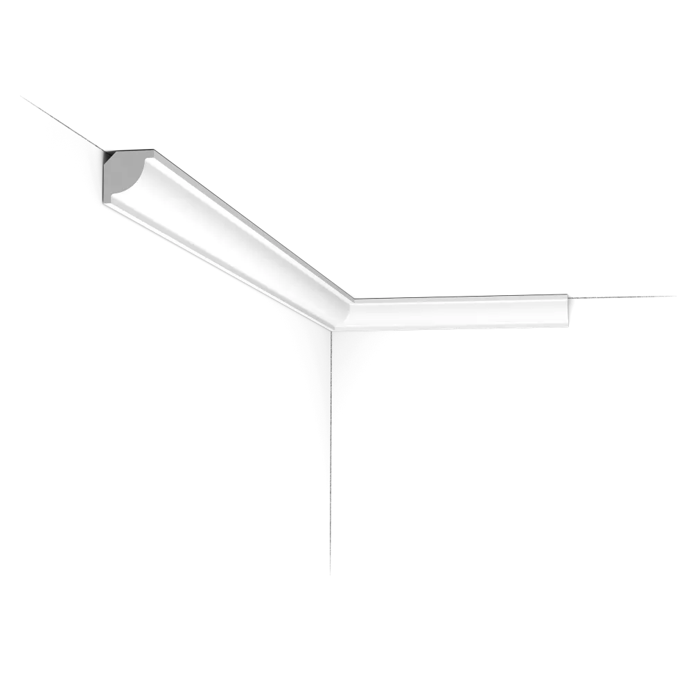 CX132 "Cabossée" Corniche plafond Orac Decor - 2x2x200cm (h x p x L) - moulure décorative polymère