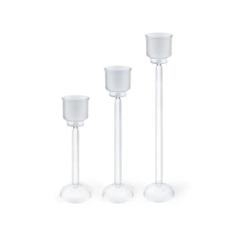 Porte-bougie en verre soufflé AMBRA par Aldo Cibic pour Paola C